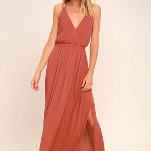 NWT Lulus Lost in Paradise Maxi Dress